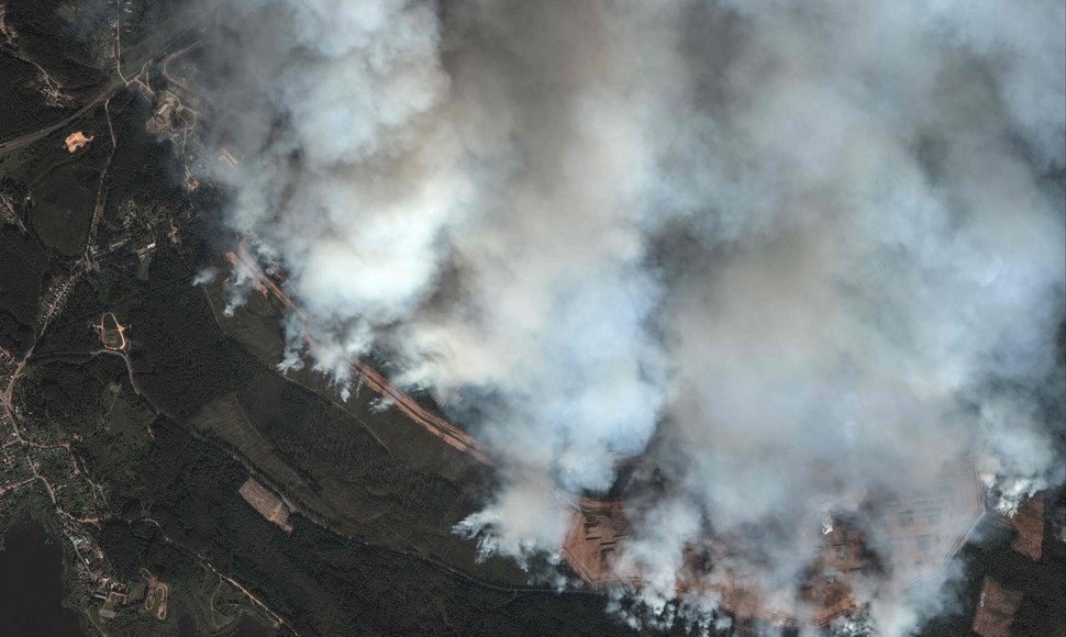 Rusija teigia numušusi daugiau kaip 100 Ukrainos dronų / HANDOUT / AFP