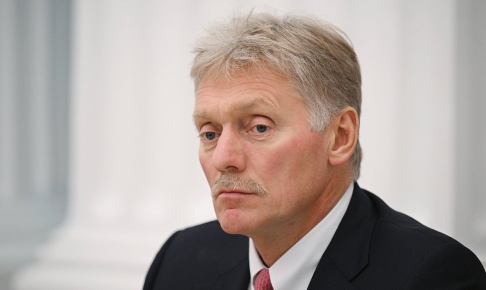 Dmitry Peskov dalyvauja Valstybės Tarybos susitikime. / IMAGO/Ramil Sitdikov / IMAGO/SNA