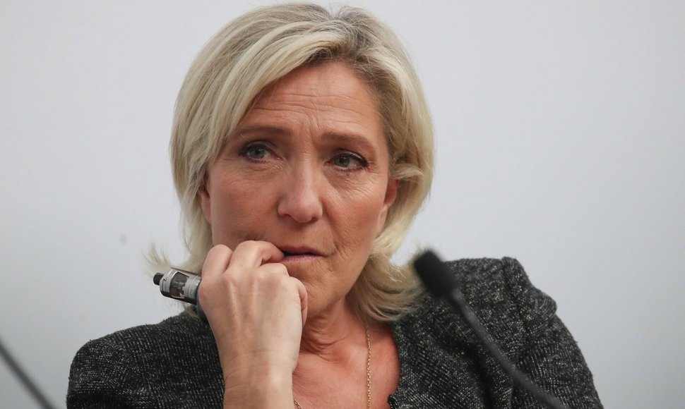 Prancūzijoje prasideda M. Le Pen bylos dėl ES lėšų pasisavinimo nagrinėjimas / J.E.E/SIPA / J.E.E/SIPA