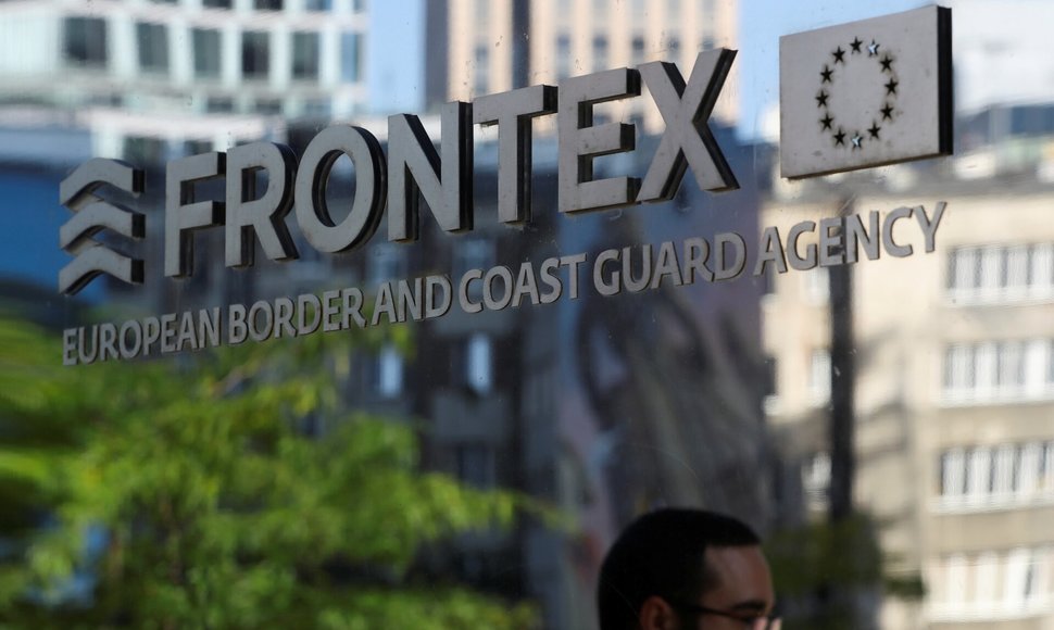 „Frontex“ logotipas  / KACPER PEMPEL / REUTERS