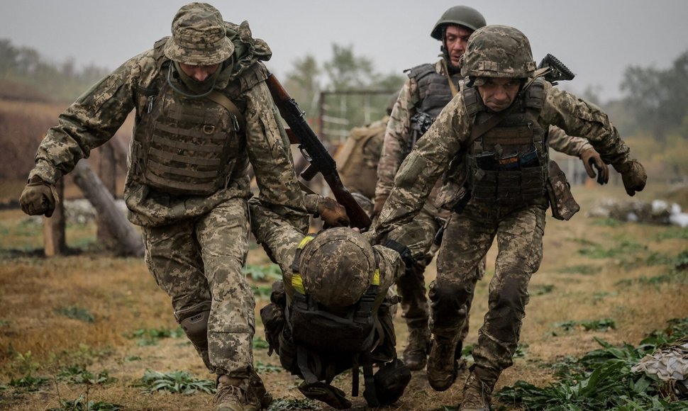 Karas Ukrainoje / UKRAINIAN ARMED FORCES / via REUTERS