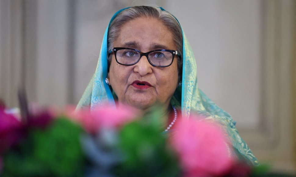 Buvusi Bangladešo premjerė Sheikh Hasina / Wolfgang Rattay / REUTERS