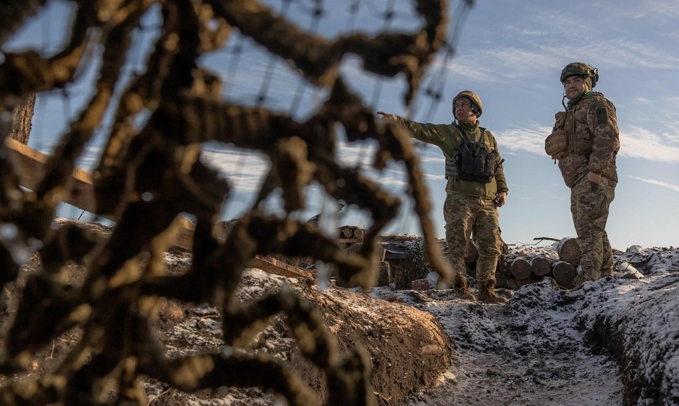 Karas Ukrainoje / ROMAN PILIPEY / AFP