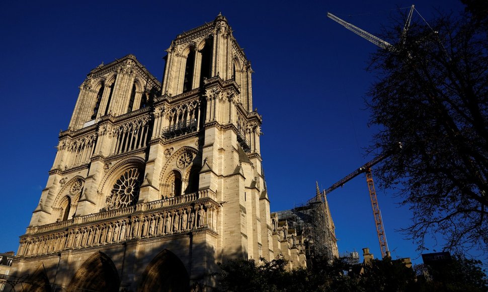 Notre-Dame de Paris katedra prieš atidarant. / Stephanie Lecocq / REUTERS