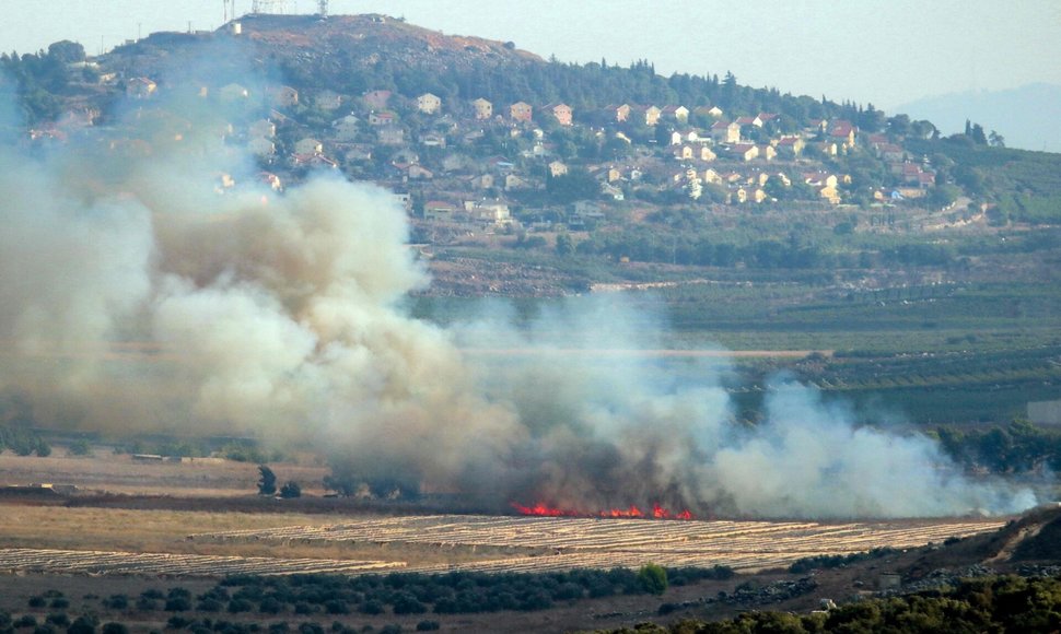 Izraelio ir „Hezbollah“ karas / RABIH DAHER / AFP