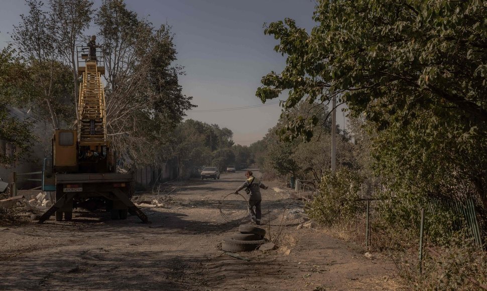 Rytų Ukrainos kaimo vietovės / ROMAN PILIPEY / AFP