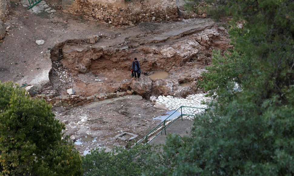 Potvynis Ispanijoje / OSCAR DEL POZO / AFP