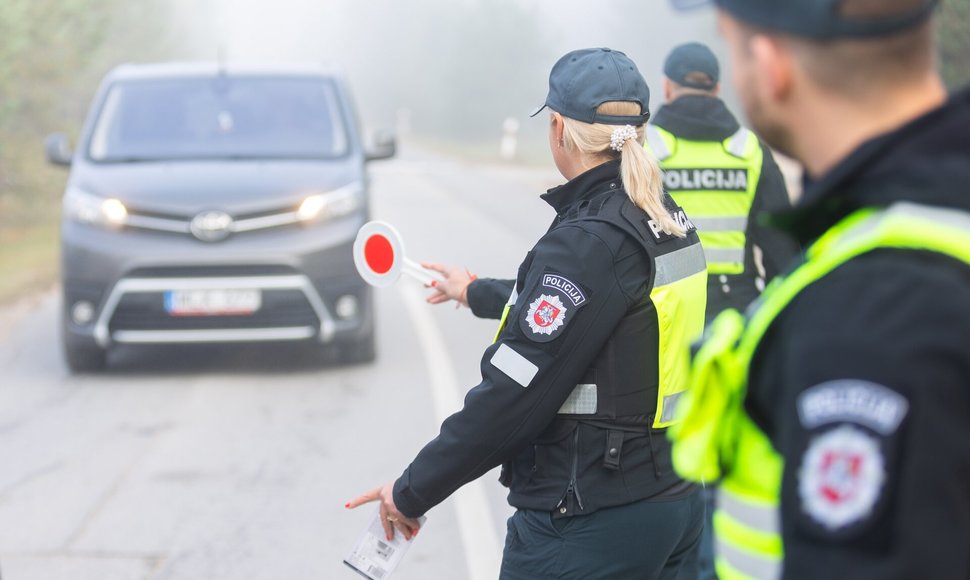 Lietuvos policijos akcija  „Švilpukas saugo“ / BNS nuotr.