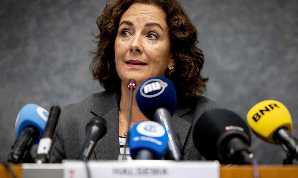 Amsterdamo merė Femke Halsema / KOEN VAN WEEL / AFP