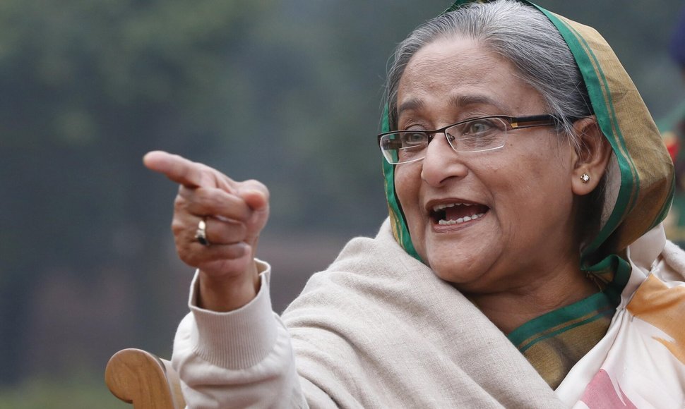 Buvusi Bangladešo premjerė Sheikh Hasina / Rajesh Kumar Singh / AP