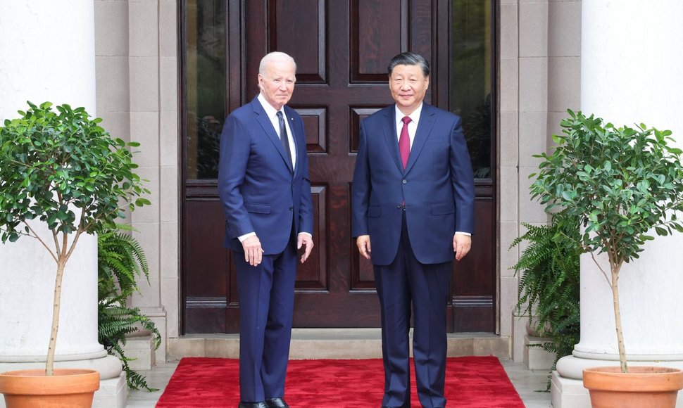 Joe Bidenas ir Xi Jinpingas / CHINE NOUVELLE/SIPA / CHINE NOUVELLE/SIPA