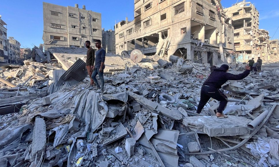 Po smūgio Beit Lahijoje / - / AFP