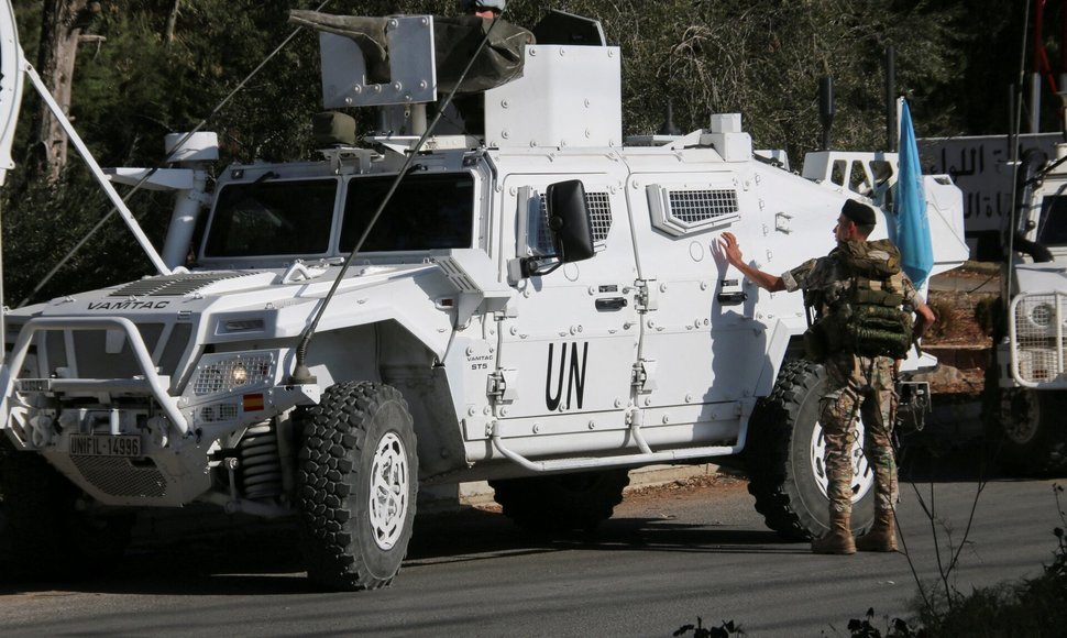 Jungtinių Tautų (JT) taikos palaikymo pajėgos Libane (UNIFIL) / Karamallah Daher / REUTERS