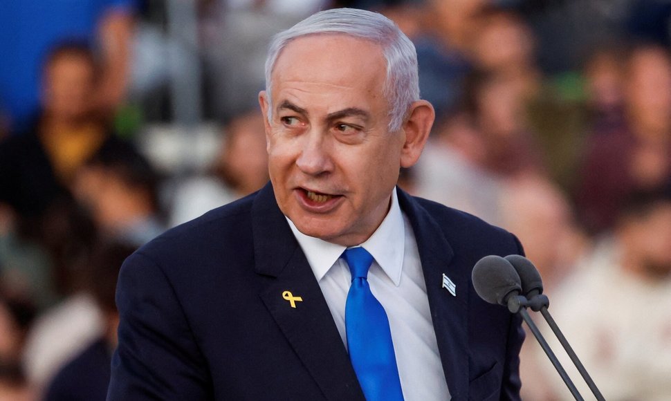 Izraelio ministras pirmininkas Benjaminas Netanyahu / Amir Cohen / REUTERS