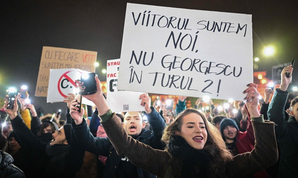 Protestai Rumunijoje / DANIEL MIHAILESCU / AFP