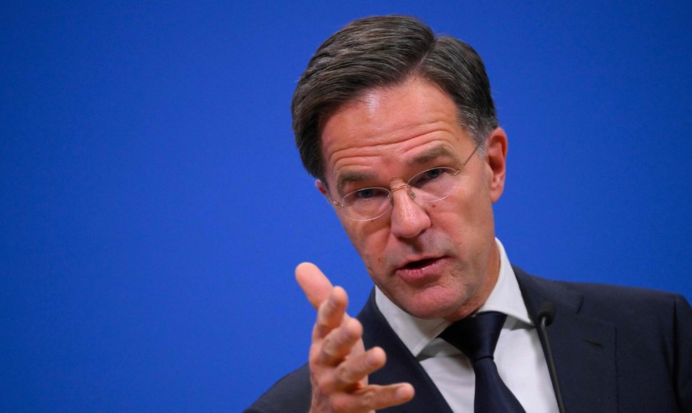 M. Rutte / JOHN THYS / AFP