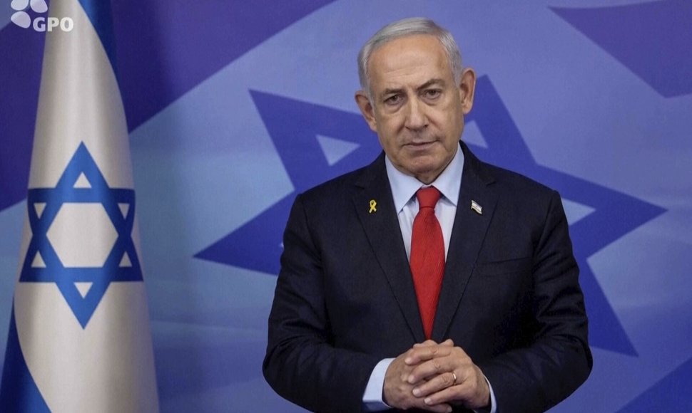 Izraelio ministras pirmininkas Benjaminas Netanyahu /  / AP