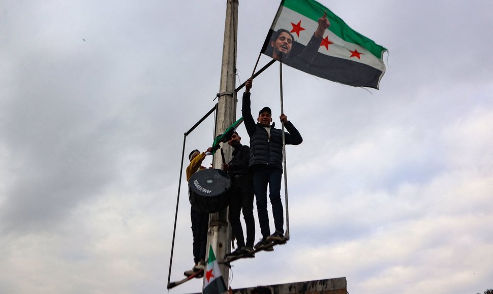 Sirai iškėlė vėliavą / AAREF WATAD / AFP