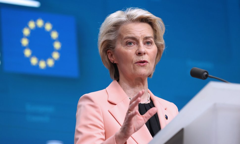 Europos Komisijos (EK) vadovė Ursula von der Leyen / Zhao Dingzhe / ZUMAPRESS.com