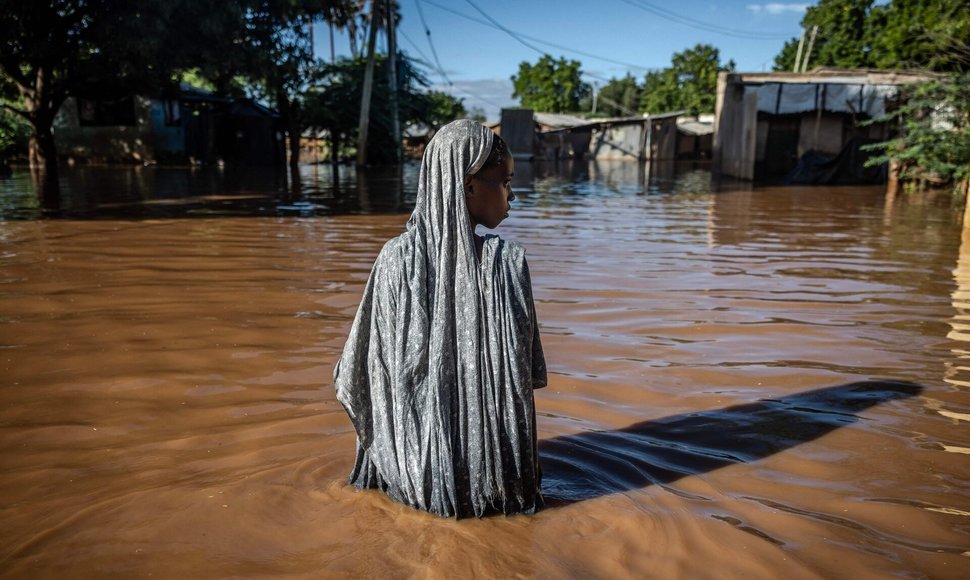 Potvyniai Kenijoje / LUIS TATO / AFP