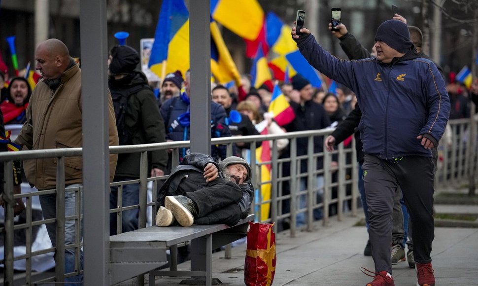 Protestai Bukarešte / Vadim Ghirda / AP