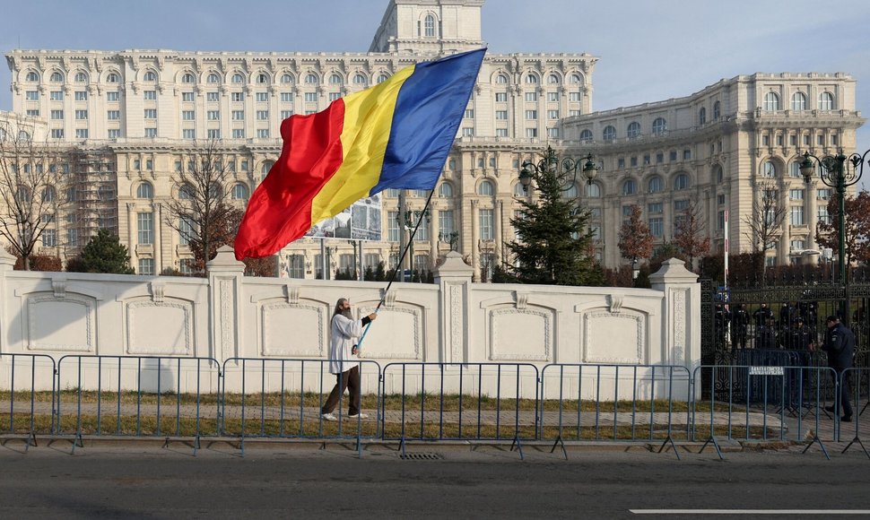 Rumunijos vėliava / INQUAM PHOTOS/George Calin / via REUTERS