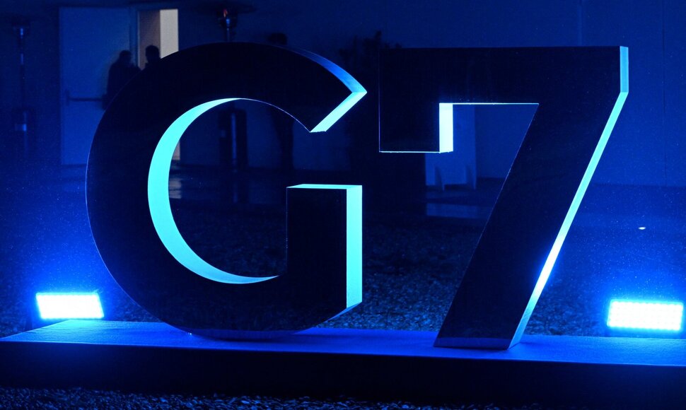 Didžiojo septyneto (G-7) logotipas / TIZIANA FABI / AFP