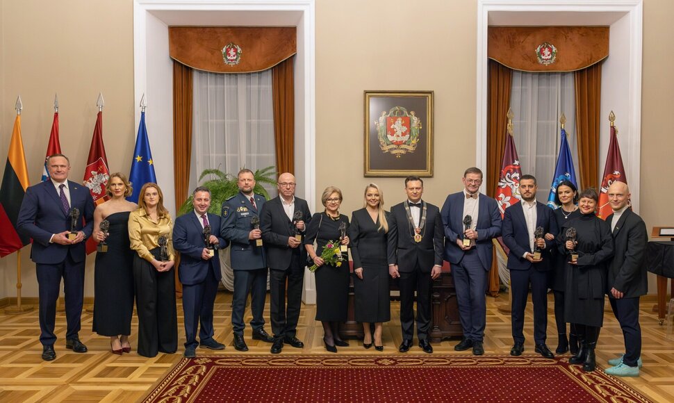 Vilniečiams įteikti Šv. Kristoforo apdovanojimai / Sauliaus Žiūros nuotr.