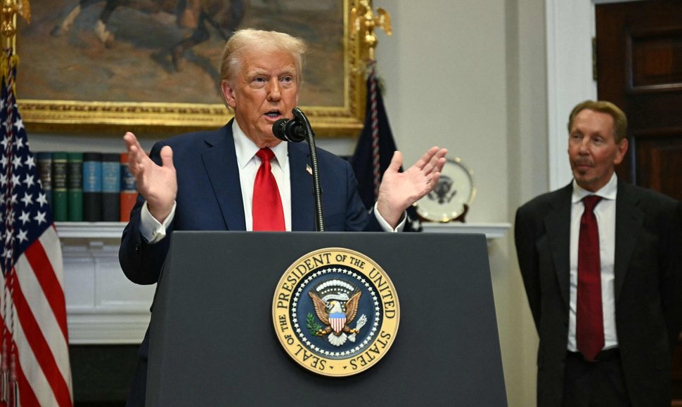 JAV prezidentas Donaldas Trumpas / JIM WATSON / AFP