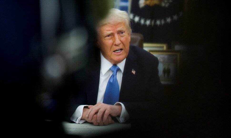 JAV prezidentas Donaldas Trumpas / Carlos Barria / REUTERS