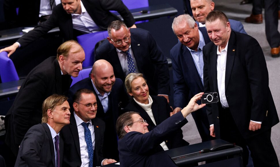 kra&scaron;tutinių de&scaron;iniųjų partija &bdquo;Alternatyva Vokietijai&ldquo; (AfD) / Liesa Johannssen / REUTERS