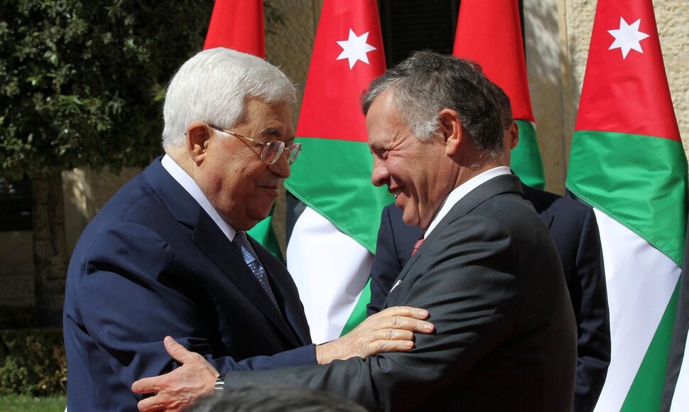 M. Abbasas su Abdullah II / POOL / REUTERS