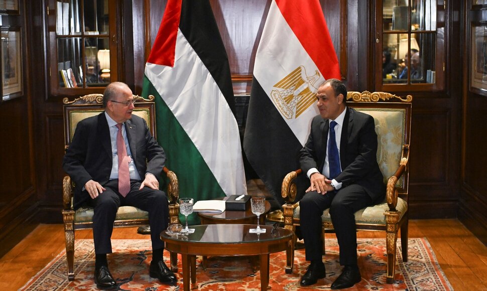 Palestiniečių premjero ir Egipto URM susitikimas / Shokry Hussien / REUTERS