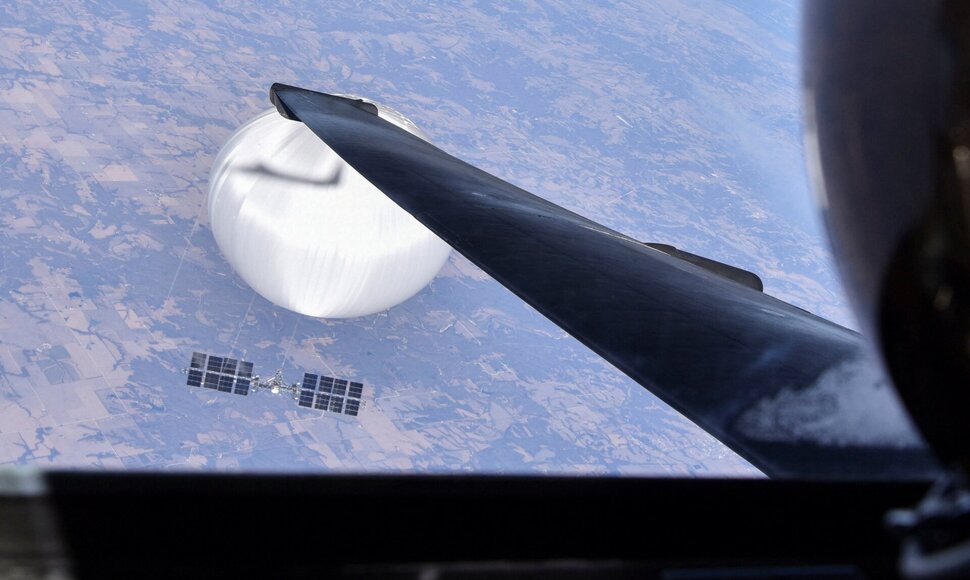 Kinijos sekimo balionas / US AIR FORCE / US Air Force via Reuters