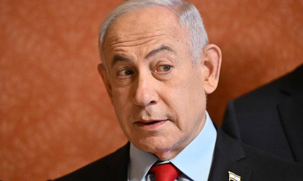 Benjaminas Netanyahu / MANDEL NGAN / AFP