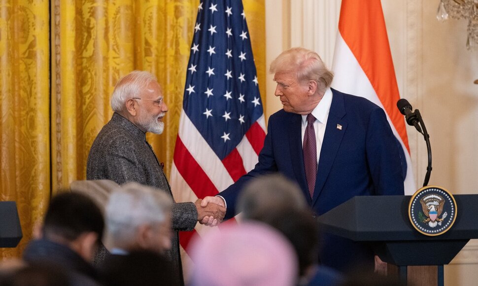 Su N. Modi susitikęs D. Trumpas / Hu Yousong / ZUMAPRESS.com