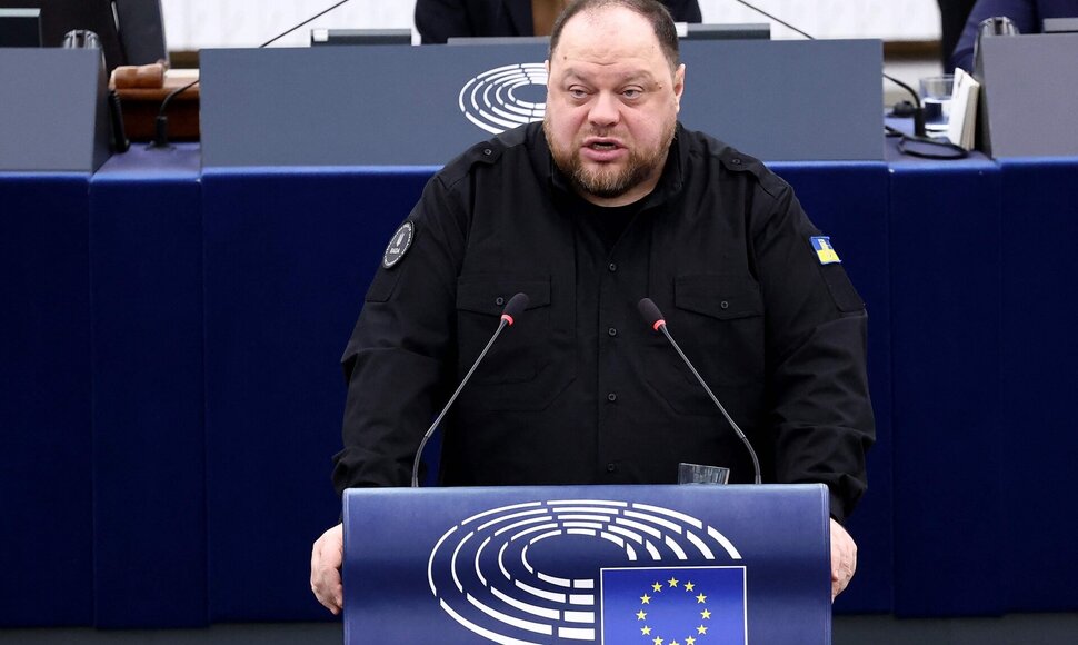 Ruslanas Stefančiukas Europos Parlamente (EP) / FREDERICK FLORIN / AFP