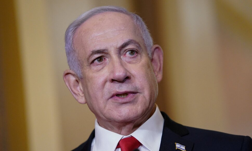 Izraelio ministras pirmininkas Benjaminas Netanyahu / Nathan Howard / REUTERS