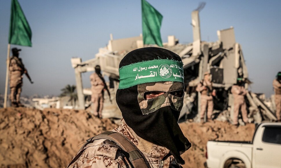 „Hamas“ kovotojas / Abed Rahim Khatib / dpa/picture-alliance