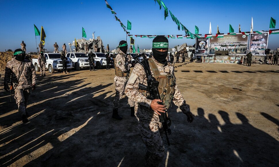 „Hamas“ kovotojai / Abed Rahim Khatib / dpa/picture-alliance