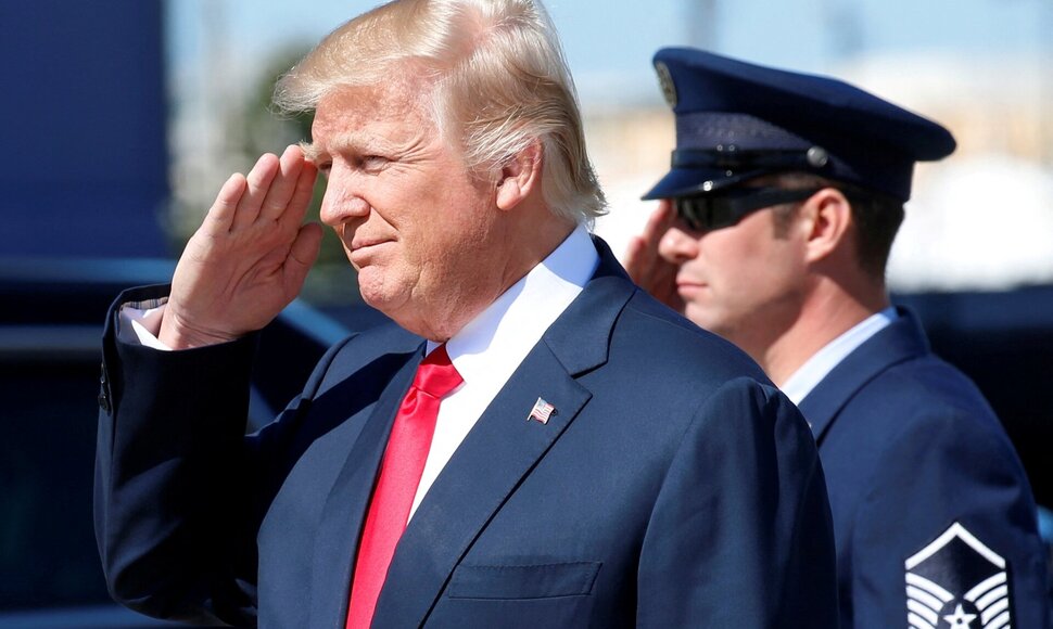 JAV prezidentas Donaldas Trumpas / Kevin Lamarque / REUTERS