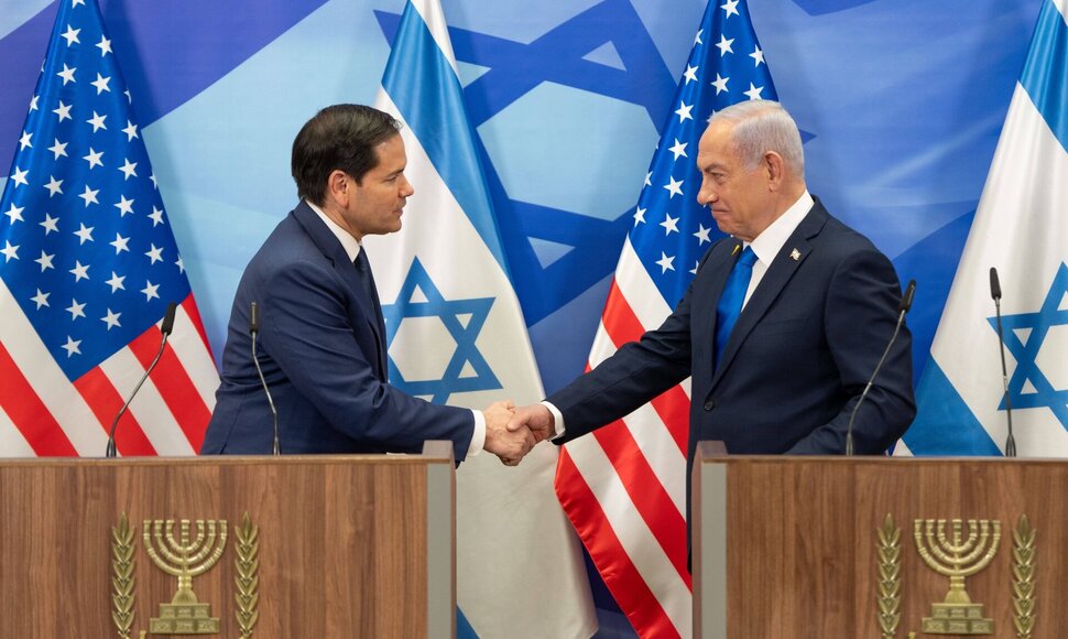 M. Rubio su Izraelio premjeru / Ohad Zwigenberg/POOL/SIPA / Ohad Zwigenberg/POOL/SIPA