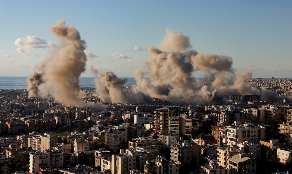 Smūgiai Libanui / Mohamed Azakir / REUTERS