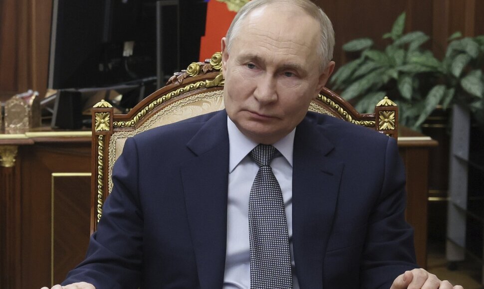 Vladimiras Putinas / Vyacheslav Prokofyev / AP