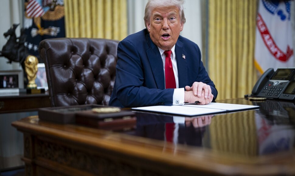 JAV prezidentas Donaldas Trumpas / Al Drago - Pool via CNP / picture alliance / Consolidated News Photos