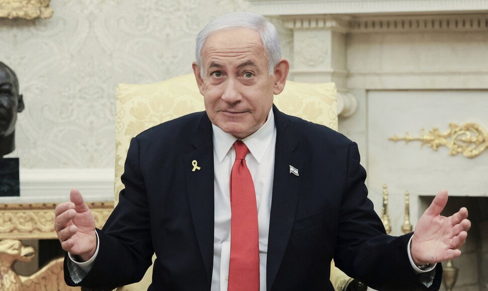 Izraelio ministras pirmininkas Benjaminas Netanyahu /  / AP