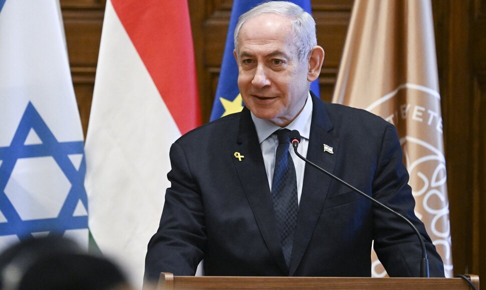 Izraelio ministras pirmininkas Benjaminas Netanyahu / Tibor Illyes / AP