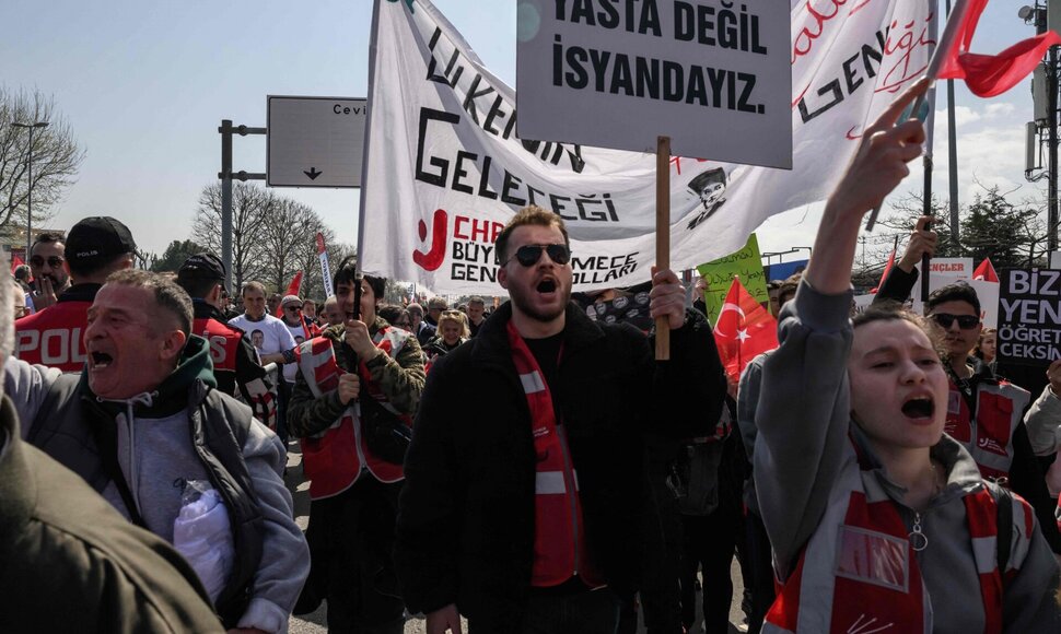 Protestai Turkijoje / ED JONES / AFP
