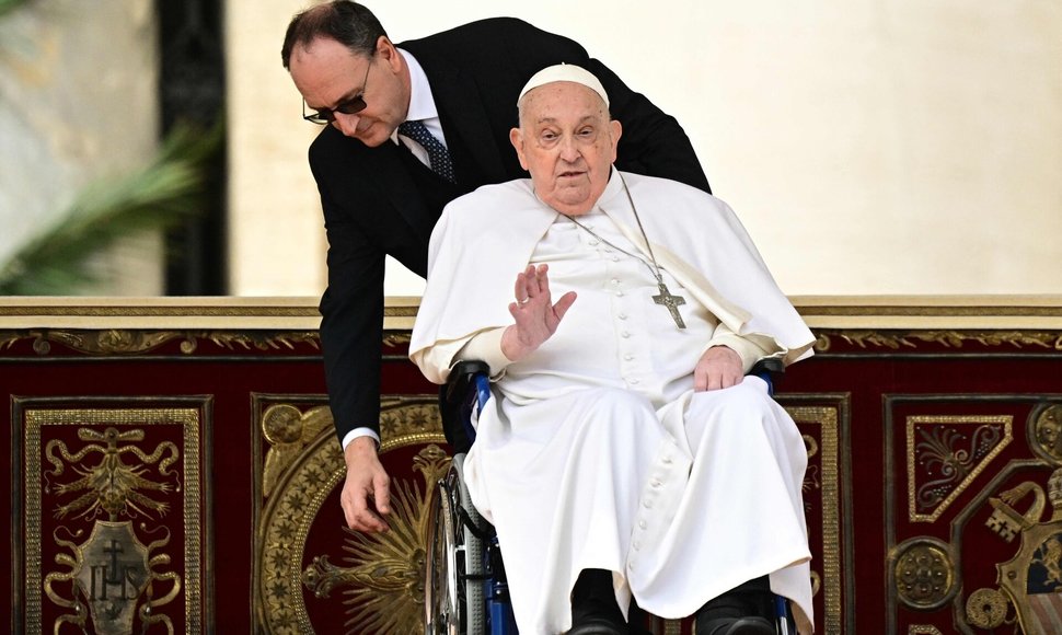 Popiežius Pranciškus / TIZIANA FABI / AFP