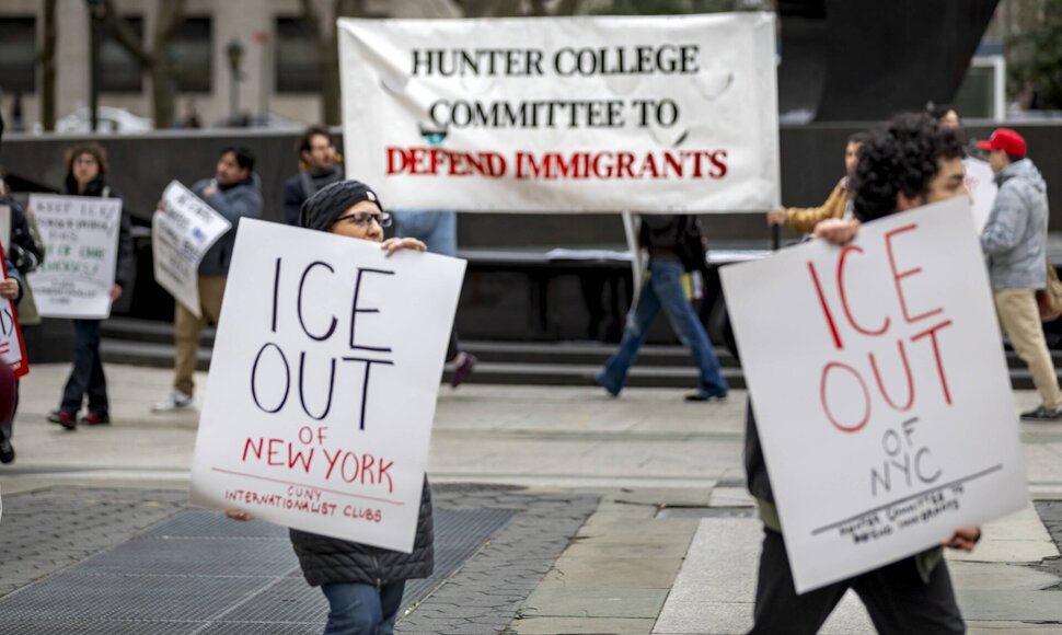 Studentai proteste Niujorke / Michael Nigro/PACIFIC PRE/SIPA / Michael Nigro/PACIFIC PRE/SIPA